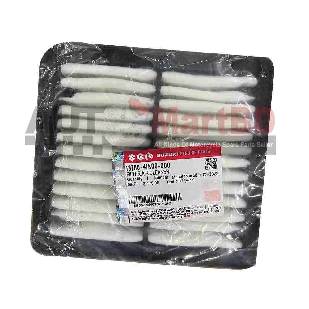 Suzuki Gixxer LED Air Filter | Air Cleaner (1378041K00000)